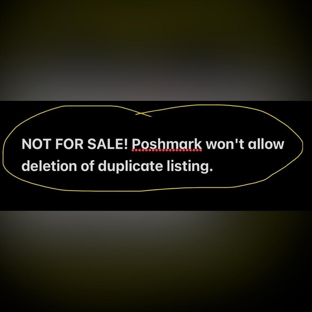 NOT FOR SALE SOLD OUT